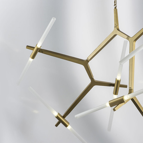 Люстра 742143 Lightstar Матовое золото