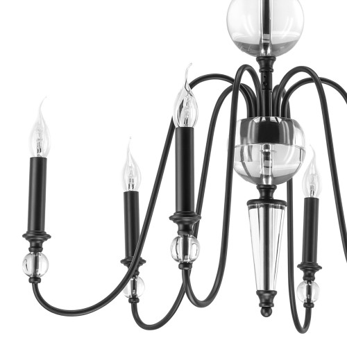 Люстра 732067 Lightstar Матовый Черный