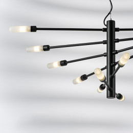 Люстра 733127 Lightstar Матовый Черный