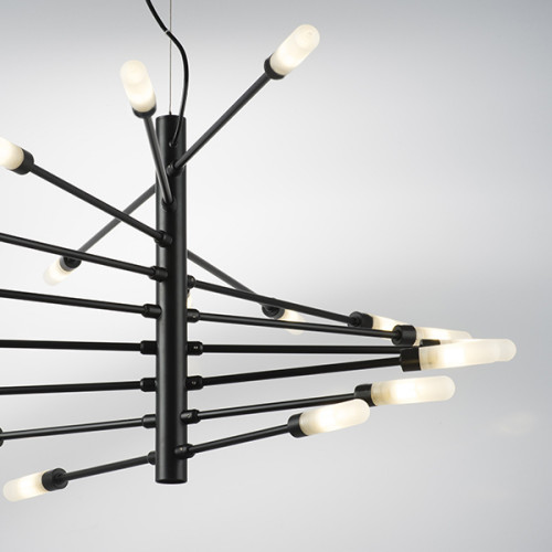 Люстра 733187 Lightstar Матовый Черный