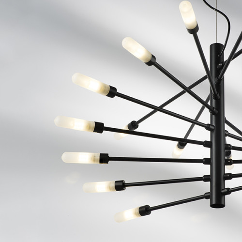 Люстра 733187 Lightstar Матовый Черный