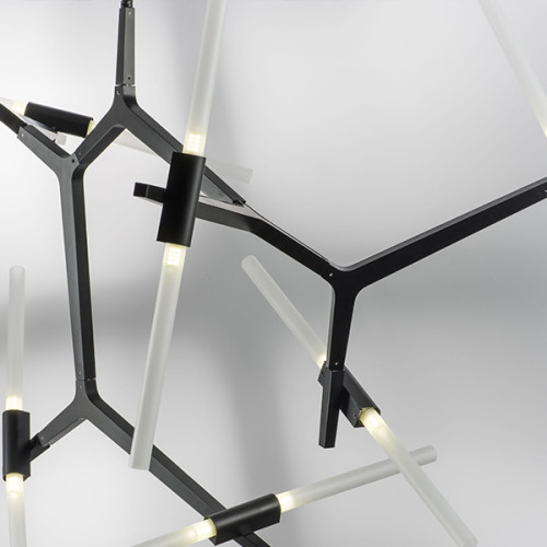 Люстра 742147 Lightstar Матовый Черный