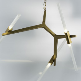 Люстра 742063 Lightstar Матовое золото