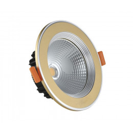 2135,33(4000K) Светильник золото d10,6 h4 Led 7W