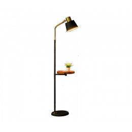 Торшер Арден черный/медь 07023