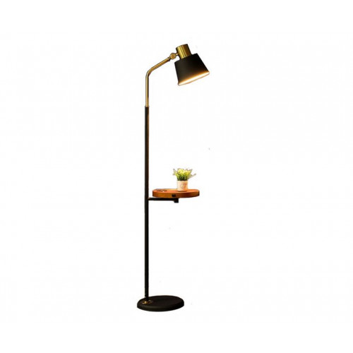 Торшер Арден черный/медь 07023