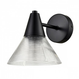 Светильник настенный 6595/1W Lumion Черный, прозрачный