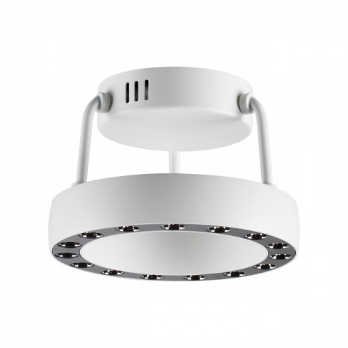 359397 OVER NT24 000 белый Светильник накладной светодиодный IP20 LED 12W вниз/5W вверх 220V 1360Лм 3000K TURN