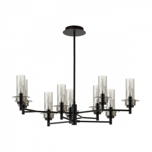 Люстра 6555/9C Lumion Черный, дымчатый