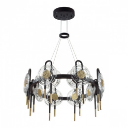 5407/92L MODERN ODL_EX25 135 черный/золото/металл/стекло Люстра LED 92W 3000K 8990Лм MAGNET