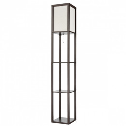 Торшер 8090/1F Lumion Кофейный, белый