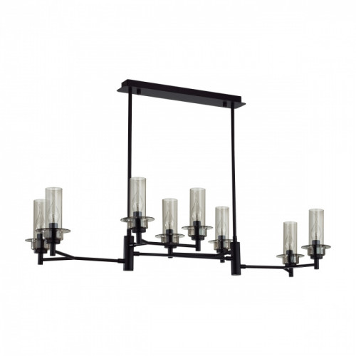 Люстра 6555/8C Lumion Черный, дымчатый