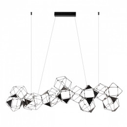 5087/64L L-VISION ODL25 505 черный хром/металл Люстра LED 64W 4000K 3800Лм TRELLIS