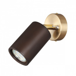 Светильник настенный 7062/1W Odeon Light Темное дерево/бронзовый