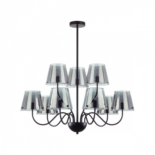Люстра 6570/9C Lumion Черный, дымчатый