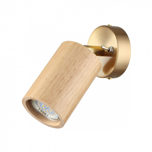 Светильник настенный 7061/1W Odeon Light Светлое дерево/бронзовый