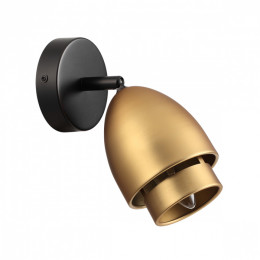 Светильник настенный 8001/1W Lumion Античное золото, черный