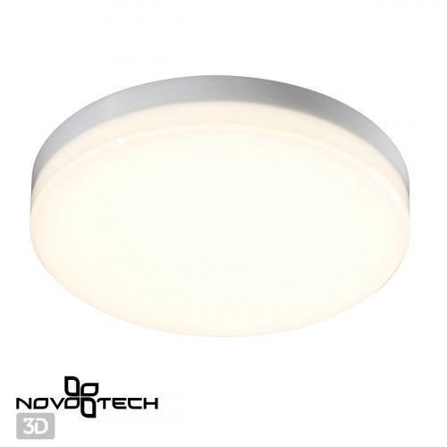 358685 OVER NT21 333 белый Светильник накладной влагозащищенный IP54 LED 4000K 20W 100-240V PANDORA