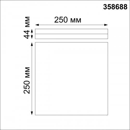 358688 OVER NT21 333 белый Светильник накладной влагозащищенный IP54 LED 4000K 20W 100-240V PANDORA