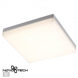 358688 OVER NT21 333 белый Светильник накладной влагозащищенный IP54 LED 4000K 20W 100-240V PANDORA