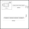 Светильник потолочный 4345/120 Odeon Light Хром