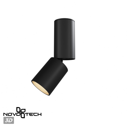 359315 OVER NT24 370 черный Светильник накладной светодиодный IP20 LED 5W 85-265V 3000K 600Лм TUBO
