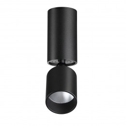 359317 OVER NT24 370 черный Светильник накладной светодиодный IP20 LED 10W 85-265V 3000K 1100Лм TUBO