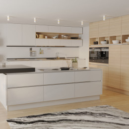 359337 OVER NT24 318 белый Светильник накладной светодиодный IP20 LED 10W/3W 3000K 1090Лм 170-265V ARISTO