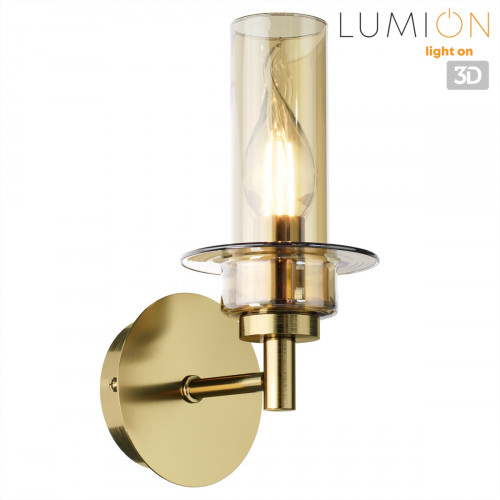 Светильник настенный 6554/1W Lumion Бронза, коньячный