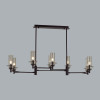 Люстра 6555/8C Lumion Черный, дымчатый