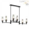 Люстра 6555/8C Lumion Черный, дымчатый