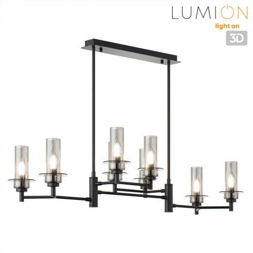 Люстра 6555/8C Lumion Черный, дымчатый