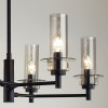 Люстра 6555/6C Lumion Черный, дымчатый