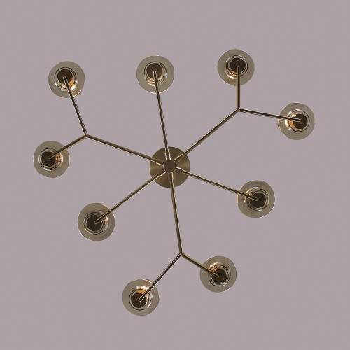 Люстра 6554/9C Lumion Бронза, коньячный