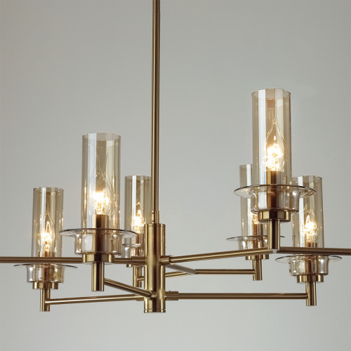Люстра 6554/9C Lumion Бронза, коньячный