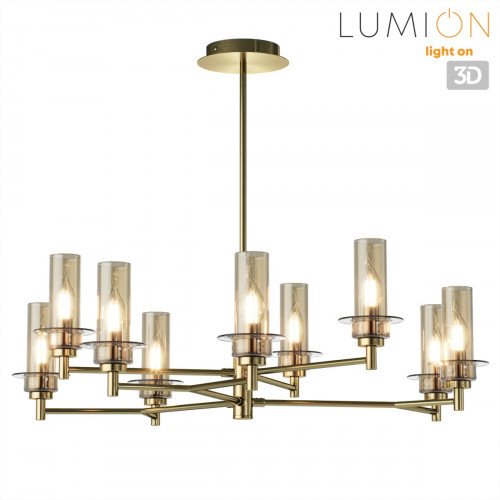 Люстра 6554/9C Lumion Бронза, коньячный