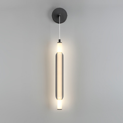 Светильник настенный 6556/15WL Lumion Черный, дымчатый