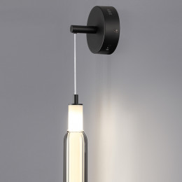 Светильник настенный 6556/15WL Lumion Черный, дымчатый