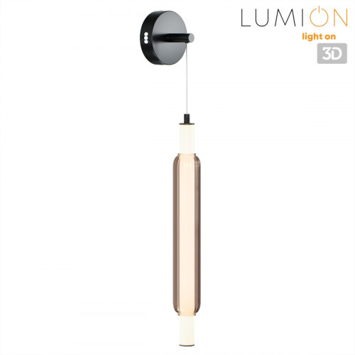 Светильник настенный 6556/15WL Lumion Черный, дымчатый
