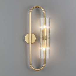Светильник настенный 6560/2W Lumion Золотой, прозрачный