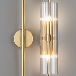 Светильник настенный 6560/2W Lumion Золотой, прозрачный