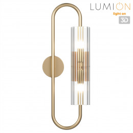 Светильник настенный 6560/2W Lumion Золотой, прозрачный