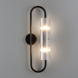 Светильник настенный 6561/2W Lumion Черный, прозрачный