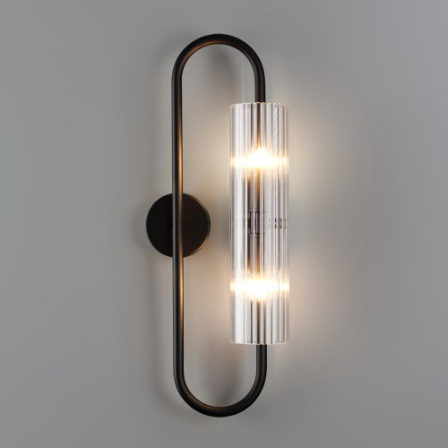 Светильник настенный 6561/2W Lumion Черный, прозрачный