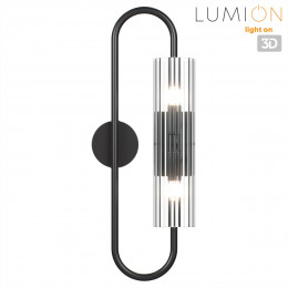 Светильник настенный 6561/2W Lumion Черный, прозрачный