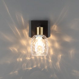 Светильник настенный 6562/1W Lumion Черный, золотой, прозрачный