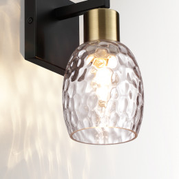 Светильник настенный 6562/1W Lumion Черный, золотой, прозрачный