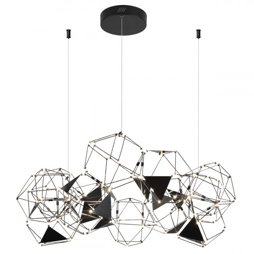 5087/56L L-VISION ODL25 505 черный хром/металл Люстра LED 56W 4000K 3360Лм TRELLIS