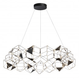 5087/68L L-VISION ODL25 505 черный хром/металл Люстра LED 68W 4000K 3740Лм TRELLIS