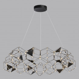 5087/68L L-VISION ODL25 505 черный хром/металл Люстра LED 68W 4000K 3740Лм TRELLIS